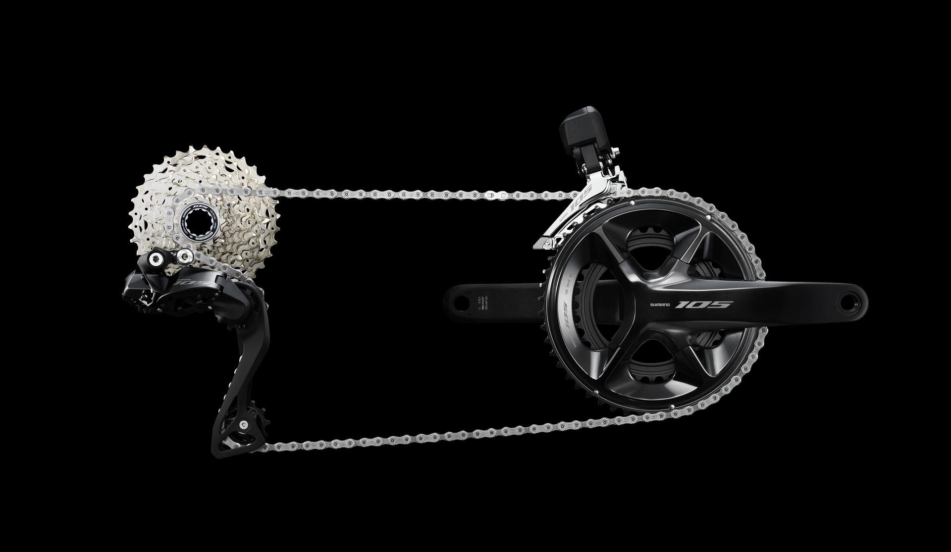 Dmínio eletrônico: novo grupo Shimano 105 R7100 Di2 oferece 12 velocidades